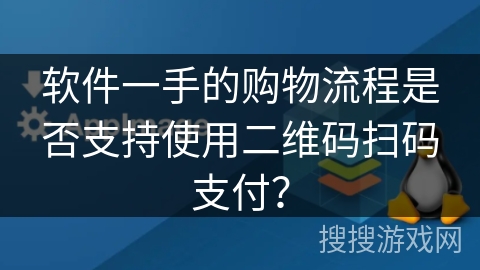软件一手的购物流程是否支持使用二维码扫码支付？