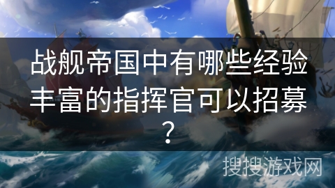 战舰帝国中有哪些经验丰富的指挥官可以招募？