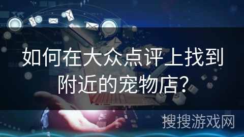 如何在大众点评上找到附近的宠物店？