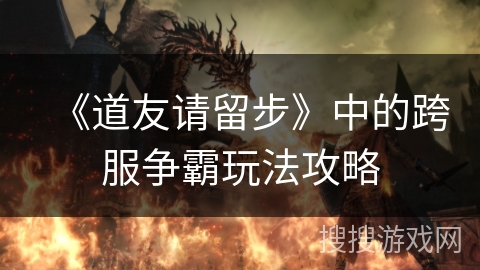 《道友请留步》中的跨服争霸玩法攻略