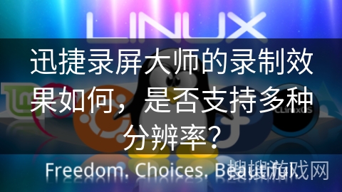 迅捷录屏大师的录制效果如何，是否支持多种分辨率？