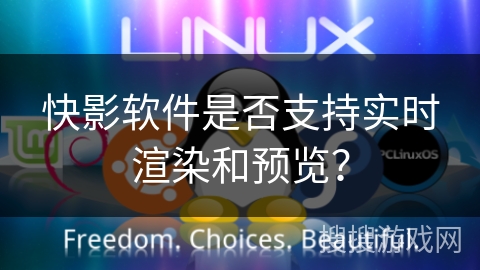 快影软件是否支持实时渲染和预览？