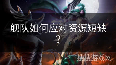 舰队如何应对资源短缺？