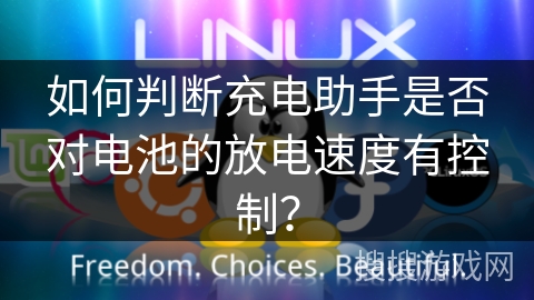 如何判断充电助手是否对电池的放电速度有控制？