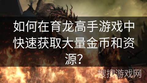 如何在育龙高手游戏中快速获取大量金币和资源？
