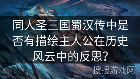 同人圣三国蜀汉传中是否有描绘主人公在历史风云中的反思？