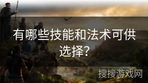 有哪些技能和法术可供选择？