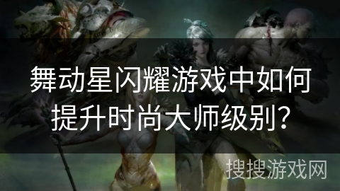 舞动星闪耀游戏中如何提升时尚大师级别？