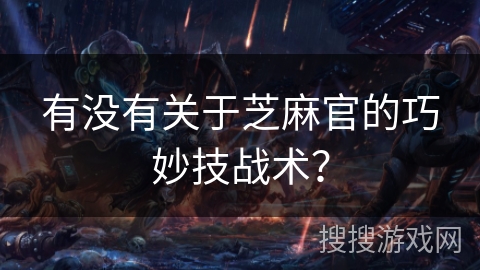 有没有关于芝麻官的巧妙技战术？