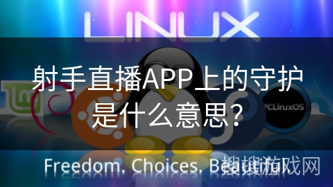 射手直播APP上的守护是什么意思？