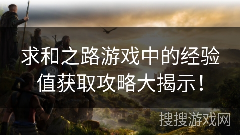 求和之路游戏中的经验值获取攻略大揭示！