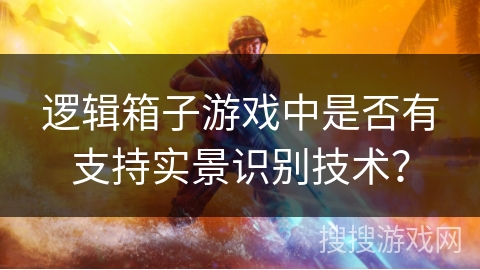 逻辑箱子游戏中是否有支持实景识别技术？