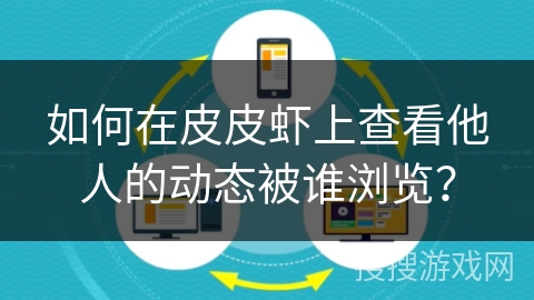 如何在皮皮虾上查看他人的动态被谁浏览？