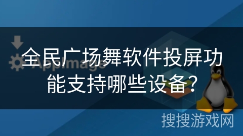 全民广场舞软件投屏功能支持哪些设备？