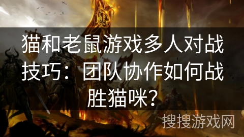 猫和老鼠游戏多人对战技巧：团队协作如何战胜猫咪？