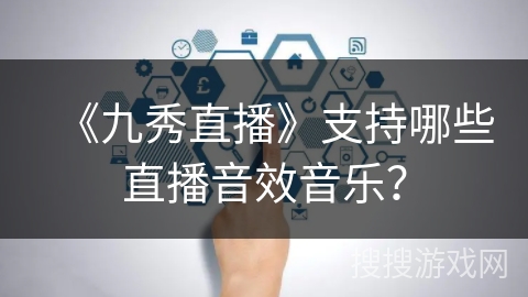 《九秀直播》支持哪些直播音效音乐? 《九秀直播》支持哪些直播音效音乐?