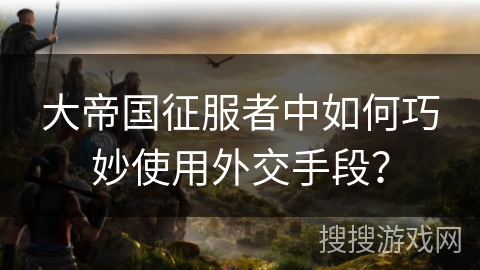 大帝国征服者中如何巧妙使用外交手段？
