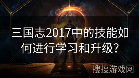 三国志2017中的技能如何进行学习和升级？