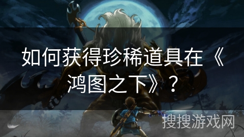 如何获得珍稀道具在《鸿图之下》？