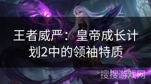 王者威严：皇帝成长计划2中的领袖特质