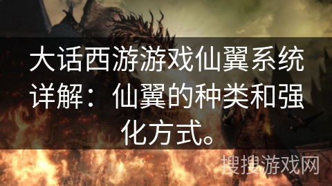 大话西游游戏仙翼系统详解：仙翼的种类和强化方式。