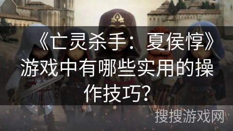 《亡灵杀手:夏侯惇》游戏中有哪些实用的操作技巧? 《亡灵杀手:夏侯惇》游戏中有哪些实用的操作技巧?