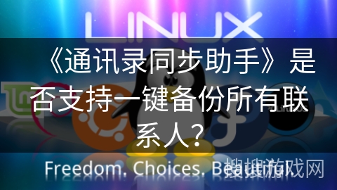 《通讯录同步助手》是否支持一键备份所有联系人？