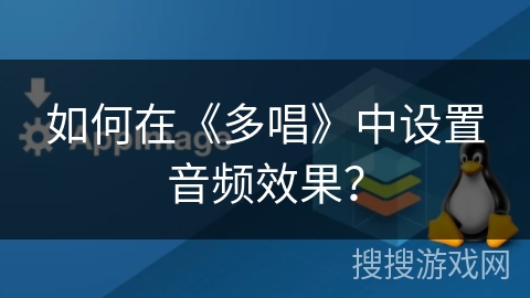 如何在《多唱》中设置音频效果？