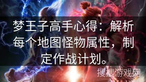 梦王子高手心得:解析每个地图怪物属性,制定作战计划。 梦王子高手心得:解析每个地图怪物属性,制定作战计划。