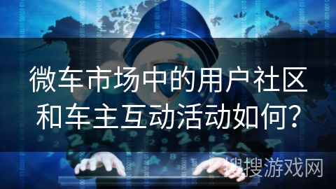 微车市场中的用户社区和车主互动活动如何？