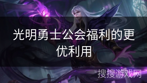 光明勇士公会福利的更优利用 光明勇士公会福利的更优利用