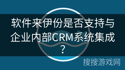 软件来伊份是否支持与企业内部CRM系统集成？