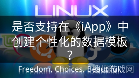 是否支持在《iApp》中创建个性化的数据模板？
