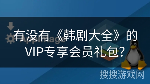有没有《韩剧大全》的VIP专享会员礼包？