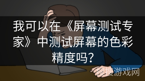 我可以在《屏幕测试专家》中测试屏幕的色彩精度吗？