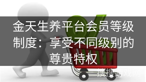 金天生养平台会员等级制度：享受不同级别的尊贵特权