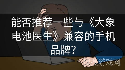 能否推荐一些与《大象电池医生》兼容的手机品牌？