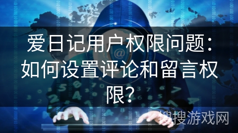 爱日记用户权限问题：如何设置评论和留言权限？