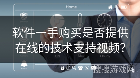 软件一手购买是否提供在线的技术支持视频？