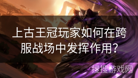 上古王冠玩家如何在跨服战场中发挥作用？