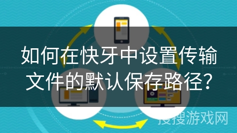 如何在快牙中设置传输文件的默认保存路径？