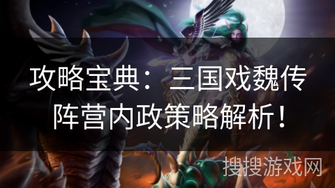 攻略宝典：三国戏魏传阵营内政策略解析！
