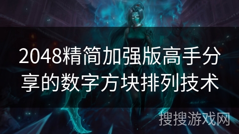 2048精简加强版高手分享的数字方块排列技术