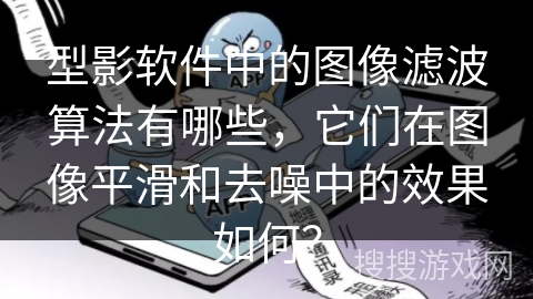 型影软件中的图像滤波算法有哪些，它们在图像平滑和去噪中的效果如何？