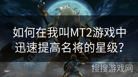 如何在我叫MT2游戏中迅速提高名将的星级？