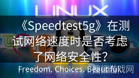 《Speedtest5g》在测试网络速度时是否考虑了网络安全性？