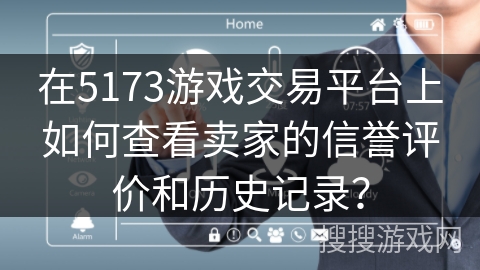 在5173游戏交易平台上如何查看卖家的信誉评价和历史记录？