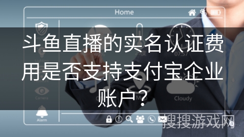 斗鱼直播的实名认证费用是否支持支付宝企业账户? 斗鱼直播的实名认证费用是否支持支付宝企业账户?