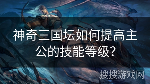 神奇三国坛如何提高主公的技能等级？