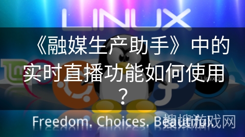 《融媒生产助手》中的实时直播功能如何使用？